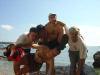 Olivier, Nico, Guillaume, Marc et Max font les pitres
