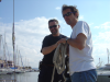 Daniel et Francois tiennent une amare