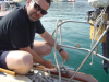 Daniel fixe l'amare