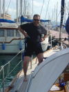 Daniel enfile sa combinaison