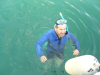 Daniel dans l'eau