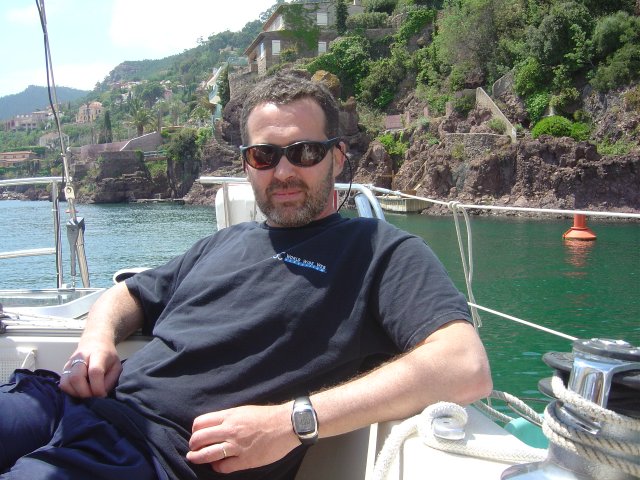 Daniel sur le voilier