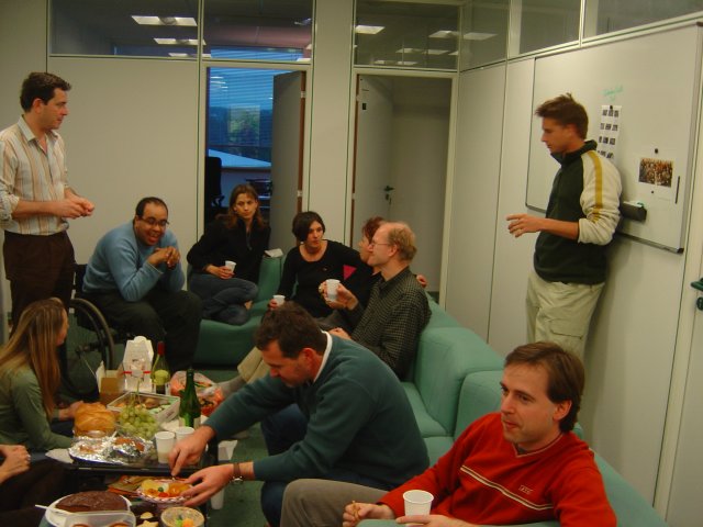 Jessica, Bruno, Shadi, Caroline, Celine, Marie-Claire, Bert, Remi, Daniel and Yves