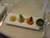 Mmm... appetisers, very lovely and tasty ones