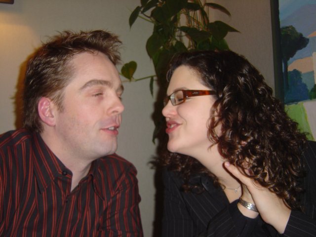 Benoit and Sofie ("c'que t'es beau mon Loulou" ;-)