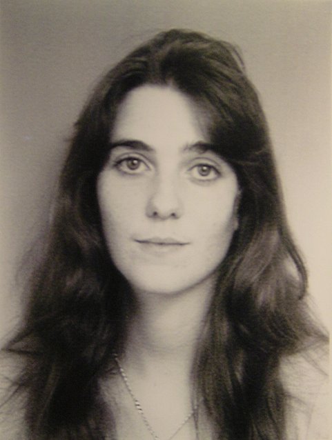 Black and white portrait of Coralie (Sept. 1996)
