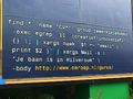 a long unix command