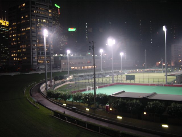 HK Jockey Club hippodrome and football field