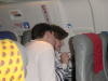 Fr\351do dans l'avion Nice-Madrid d\351couvre le Palm Pilot