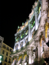 Palais Madril\350ne la nuit