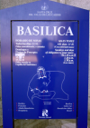 Panneau descriptif a l'entr\351e de la basilique