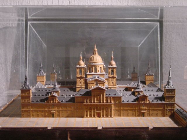 Maquette du site du monast\350re de San Lorenzo