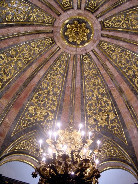 Plafond du panth\351on des rois