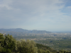 View of Nice and its surrounding mountains and villages
