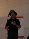 DanielD juggling 3 multicolor balls