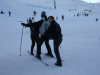 Fredo et Canard sur les ski de Steph