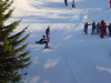 Msieur Bi tout seul au bas de la piste