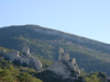 Rochers en forme de cretes