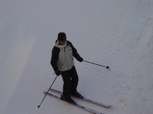 Steph dans la descente