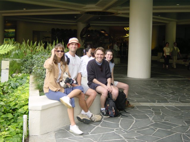 Caroline, Dean, Max, Christelle
