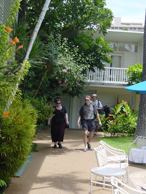 Amy, Max and Dean visiting us at the hotel