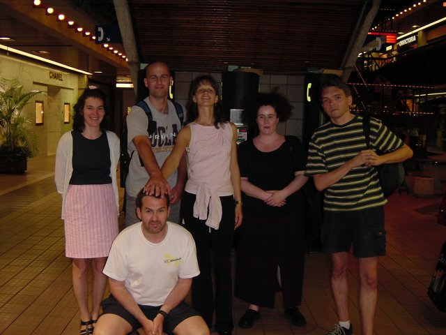 Christelle, Dean, Caroline, Amy, Max, Daniel