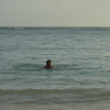 Daniel swimming