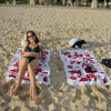 Caroline on the beach