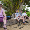 Marie-Claire, Christelle, Max, Daniel