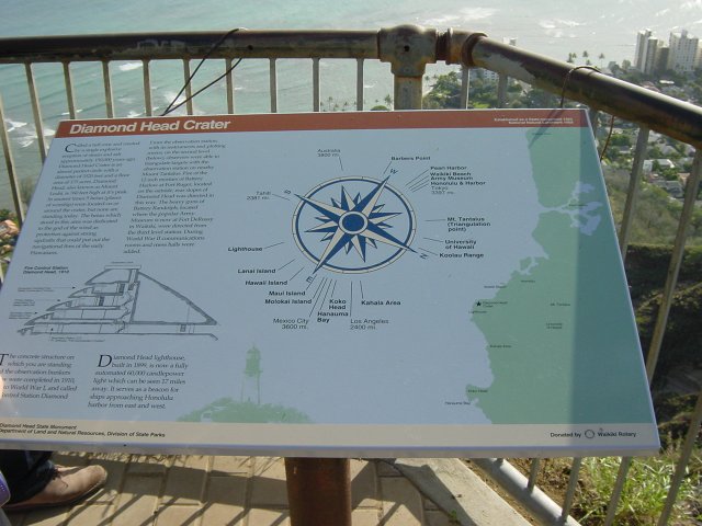 Diamon Head crater orientation map