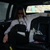 In the limo, Coralie