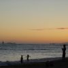 Children on the shore