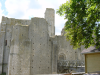Passerelle et ruine du chateau