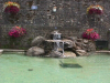 Cascade et bassin au jardin public de La Souterraine