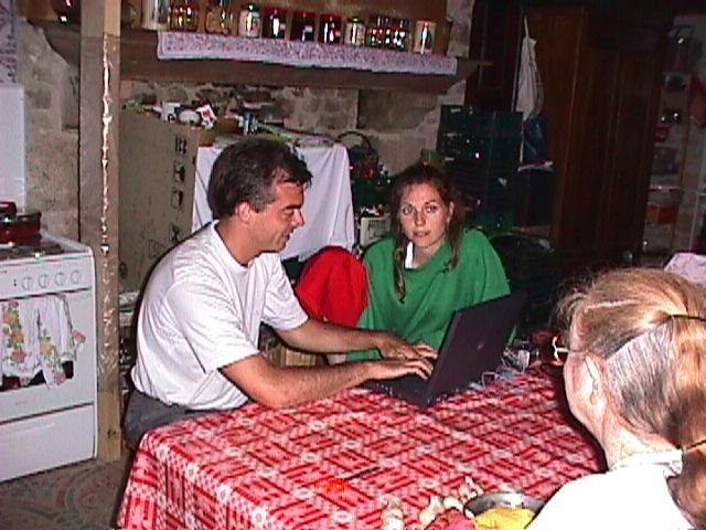 Stephane, Coralie, arriere de la tete de Laurence