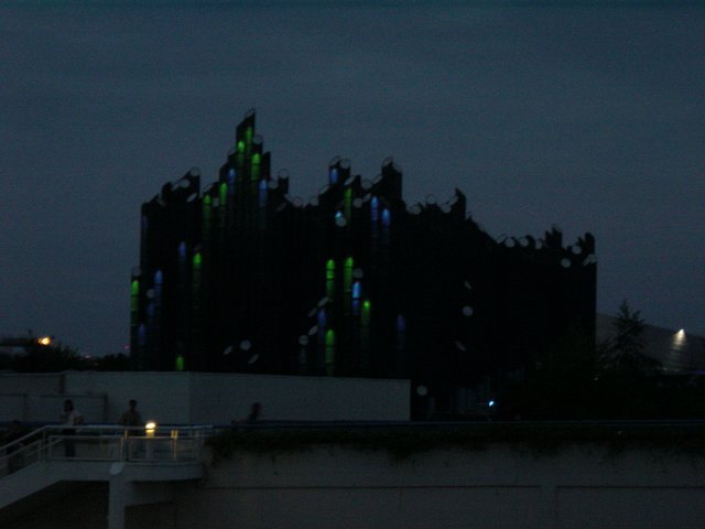 Pavillon 'Le tapis magique' de nuit