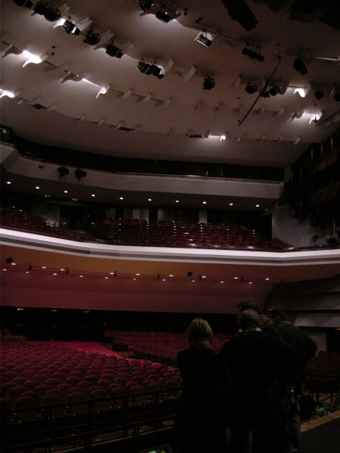 Patria Room from the stage view on the balcony