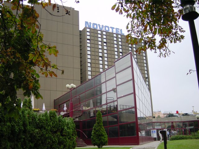 Novotel BCC from the garden