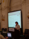 Marie introducing the W3C's mission and the process