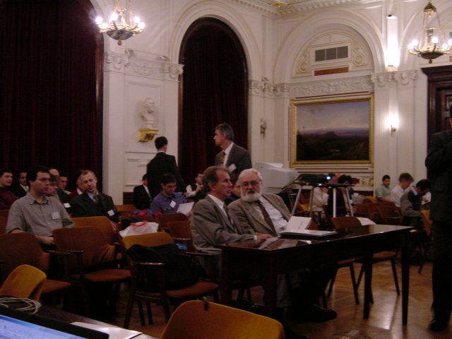 People filling the event room
