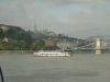 Small boat on the Duna: big enough for 50 people having dinner & cruise