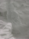 Sculpture de neige: Rossignol