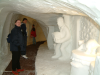 Dans la grotte de glace de l'Alpe d'Huez: Fredo, Pticul et Coco