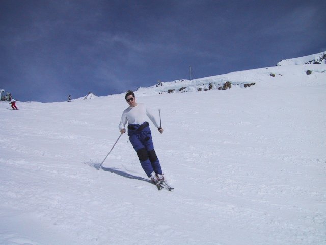 Bi en sweat et en pleine descente