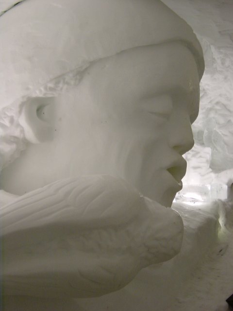 Sculpture de neige