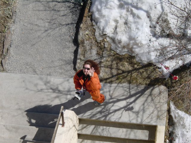 Sophie va au ski
