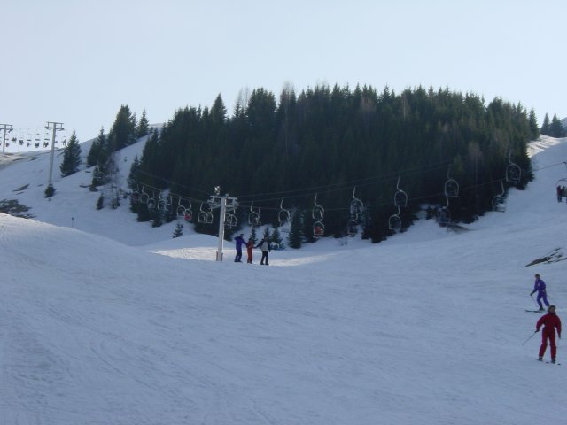 Le trio a patinettes