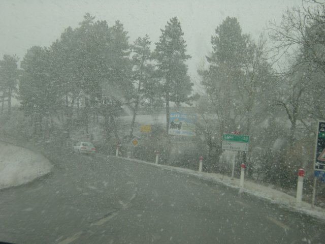 Il neige au dessus de Gap