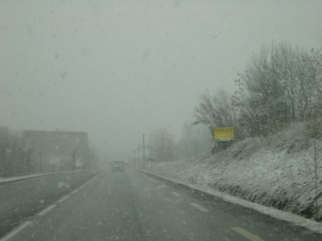 Il neige au dessus de Gap