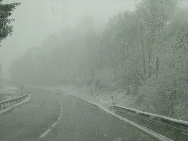 Il neige au dessus de Gap